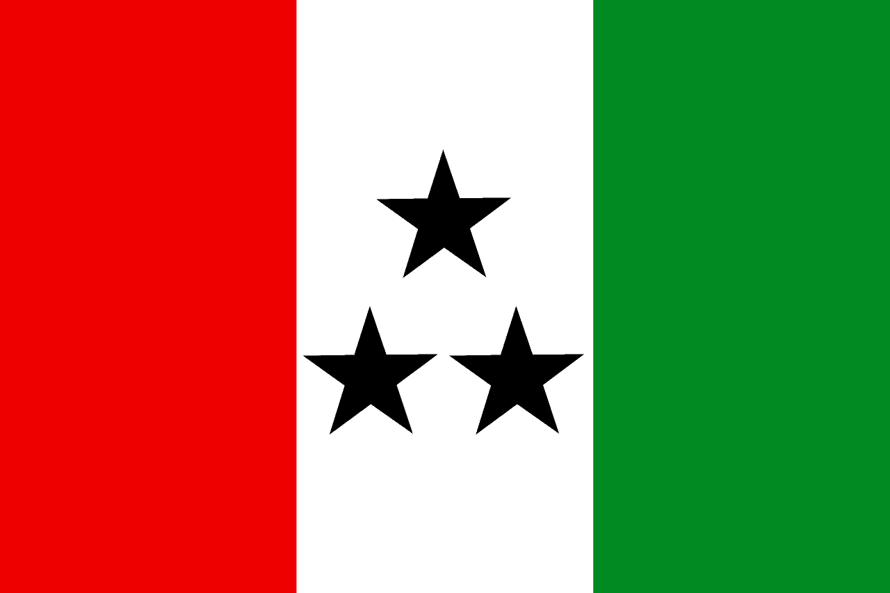 Bandera de la Comarca Ngobe Bugle en Panama